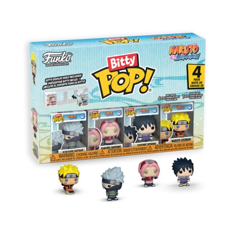Bitty Pop! Naruto Shippuden - Kakashi Hatake (team 7) 4 Pack